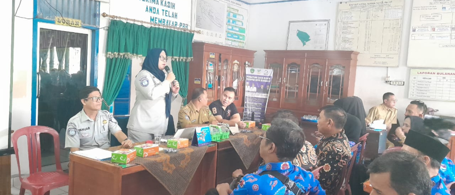 Jasa Raharja Bengkulu Sosialisasikan Manfaat Santunan dan Kepatuhan Pembayaran Pajak di Kelurahan Kebun Kenanga Kota Bengkulu