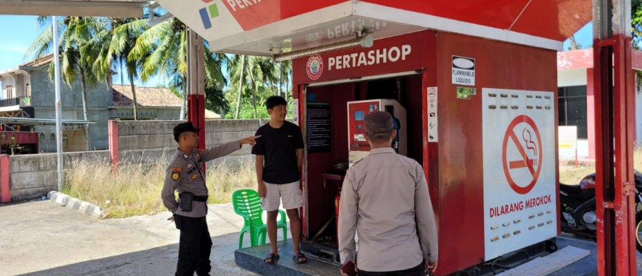 Patroli Rutin, Polsek Nasal Sambangi Objek Vital dan Tempat Rawan, Sampaikan Imbauan Kamtibmas di Seputaran Wilkum 