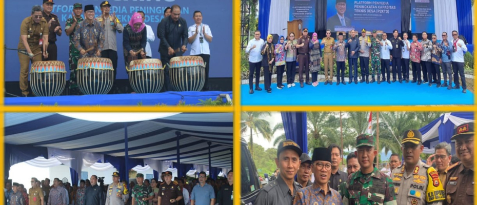 Kapolres Bengkulu Utara Bersama Forkopimda Dampingi Mendes PDT pada Peluncuran Program P2KTD