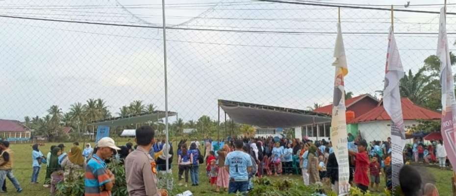 Polsek Kampung Melayu Lakukan Monitoring Kegiatan Kampanye Paslon Gubernur dan Wakil Gubernur Nomor Urut 01, Helmi-Mian