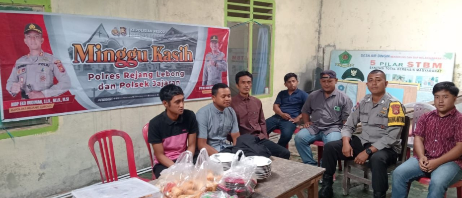 Polsek Sindang Kelingi Laksanakan Kegiatan Minggu Kasih Bersama Bhabinkamtibmas