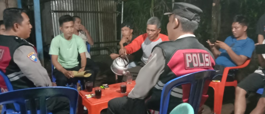 Polsek Talo Gelar Patroli Dialogis Nusa II, Tingkatkan Keamanan dan Kesiapsiagaan Warga