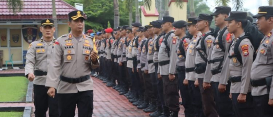 Polres Mukomuko Bengkulu Kerahkan 310 Personel Siap Amanan TPS di Pilkada 2024