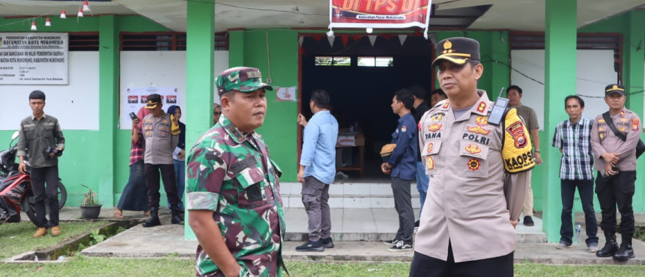 Kapolres Mukomuko Pastikan Keamanan Surat Suara di PPK Pilkada 2024