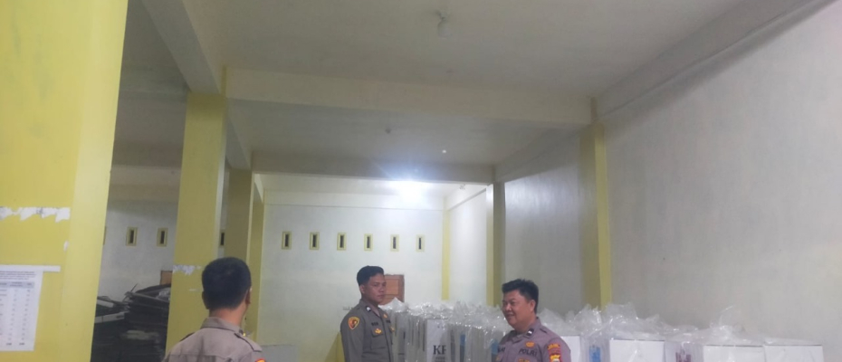 Polres Bengkulu Selatan Tingkatkan Pengamanan Gudang Logistik KPU BS Pasca Pilkada 2024