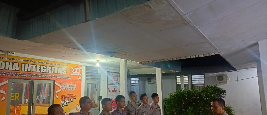 Polres Bengkulu Selatan Perketat Pengamanan Kantor KPU Pasca Pilkada 2024