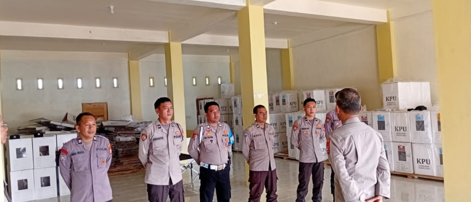 Polres Bengkulu Selatan Tambah Personel PAM Pasca Pilkada 2024 dan Penyimpanan Logistik