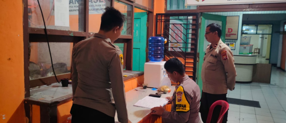 Polres Bengkulu Selatan Perketat Pengamanan Kantor Bawaslu Pasca Pilkada 2024