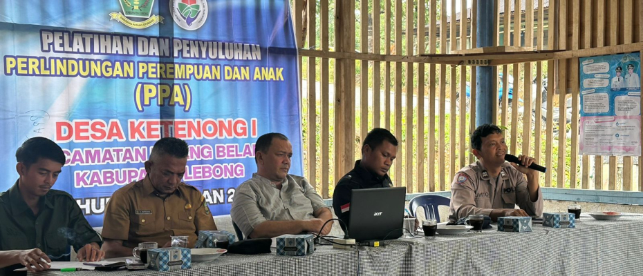 Cegah Kejahatan Terhadap Perempuan dan Anak, Kanit Binmas Polsek Lebong Utara Laksanakan Penyuluhan di Desa Ketenong I 