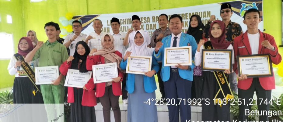Polsek Kedurang Ilir Hadiri Launching Desa Ramah Perempuan dan Peduli Anak di Bengkulu Selatan