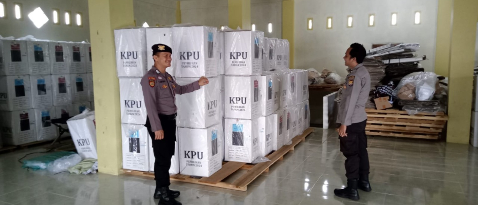 Satgas II Preventif OPS Mantap Praja Nala 2024 Laksanakan Patroli Cooling System di KPU Bengkulu Selatan