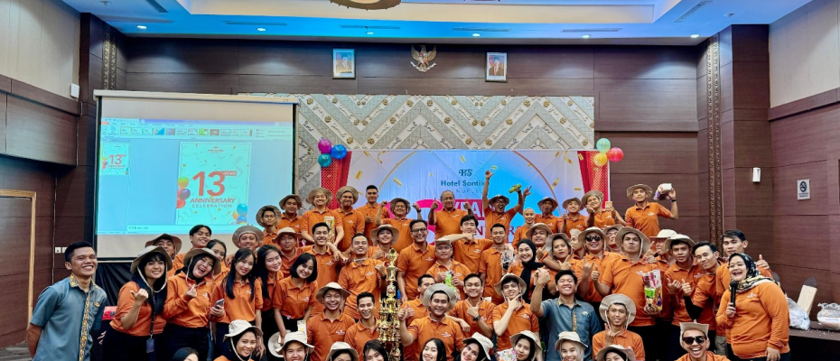 Hotel Santika Bengkulu Rayakan Ulang Tahun Ke-13 “Menuju Tahun Yang Gemilang”