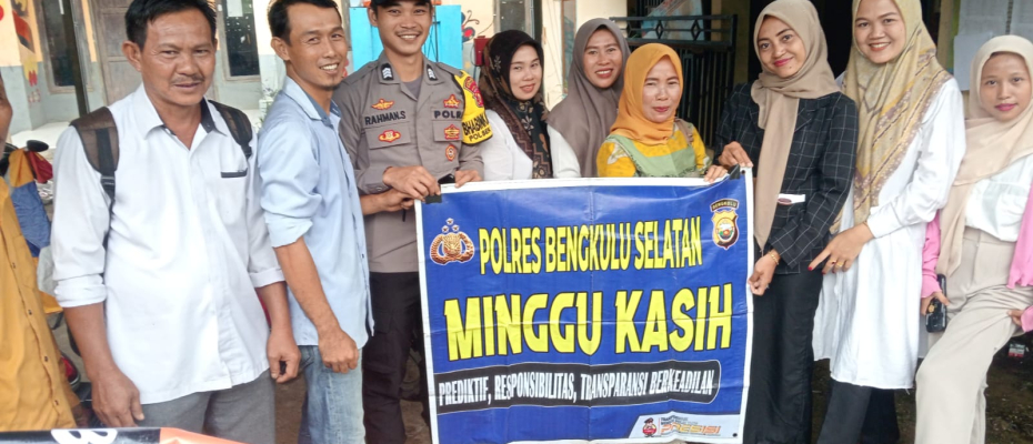 Pererat Silaturahmi dengan Warga, Polsek Seginim Lakukan Minggu Kasih untuk Monitor Situasi Kamtibmas