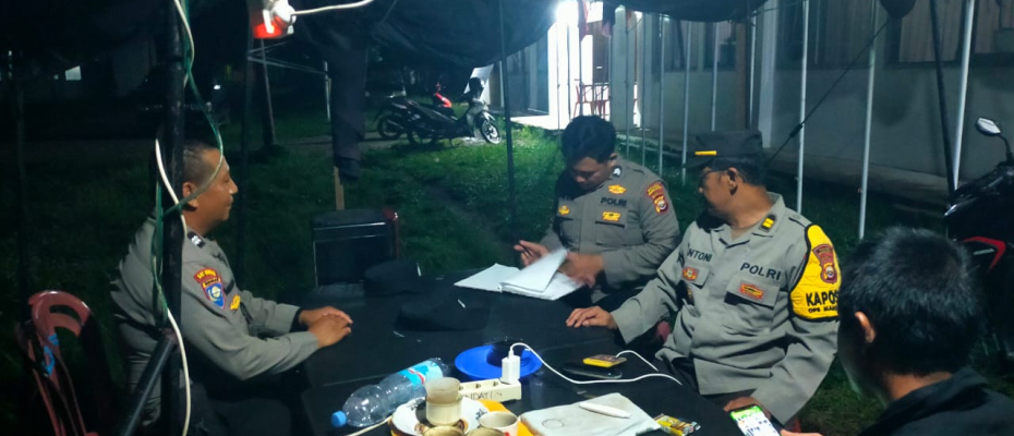 Polres Bengkulu Selatan Siagakan Personil PAM, Perketat PAM Kantor KPU BS Selama 1x24 Jam Pasca Pilkada 2024