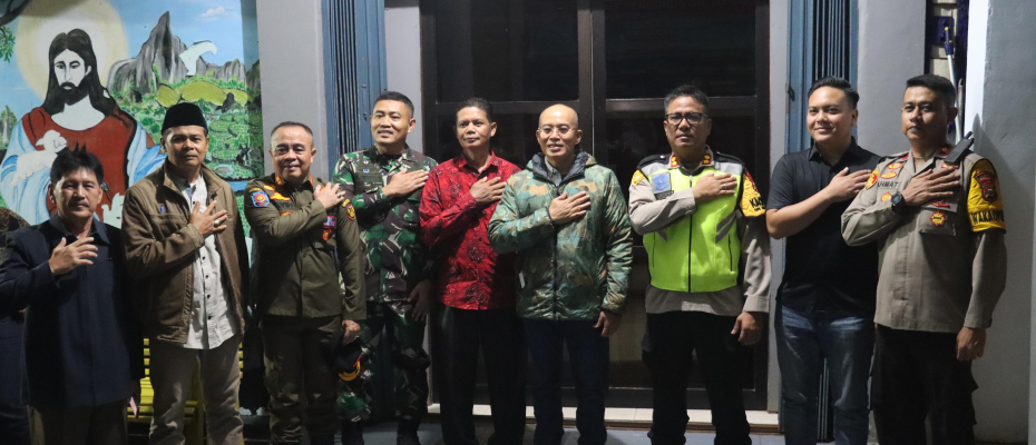 Kapolres dan Dandim Dampingi Bupati Bengkulu Selatan Monitoring Perayaan Malam Natal