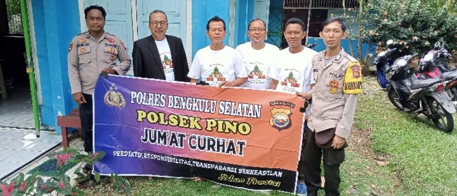 Perkuat Sinergitas dengan Warga, Polsek Pino Gelar Jumat Curhat di Desa Padang Mumpo