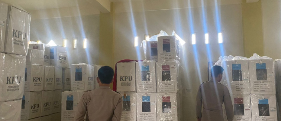 Satgas II Preventif OPS Mantap Praja Nala 2024 Gelar Patroli Cooling System di KPU Bengkulu Selatan