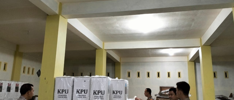 Polres Bengkulu Selatan Tingkatkan Pengamanan Gudang Logistik KPU BS Pasca Pilkada 2024