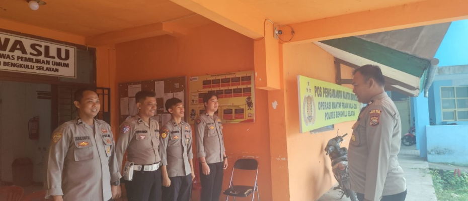 Polres Bengkulu Selatan Perketat Pengamanan Kantor Bawaslu Pasca Pilkada 2024