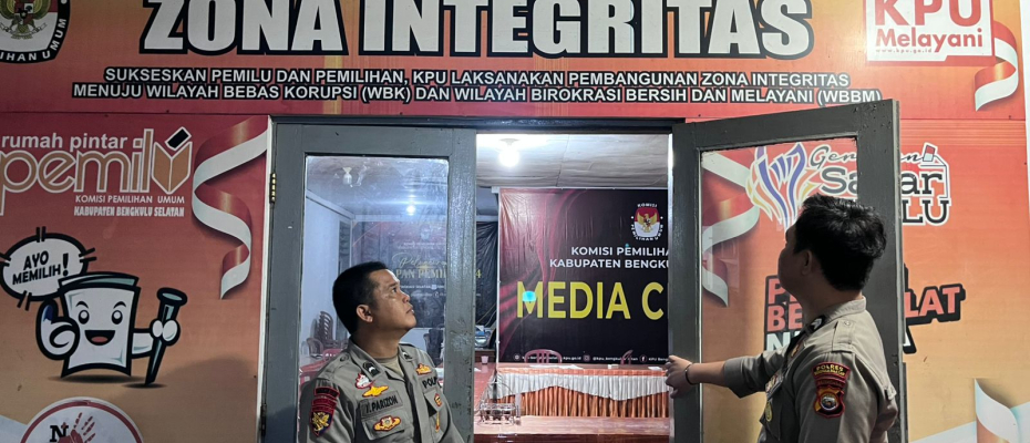 Polres Bengkulu Selatan Perketat Pengamanan Kantor KPU Pasca Pilkada 2024
