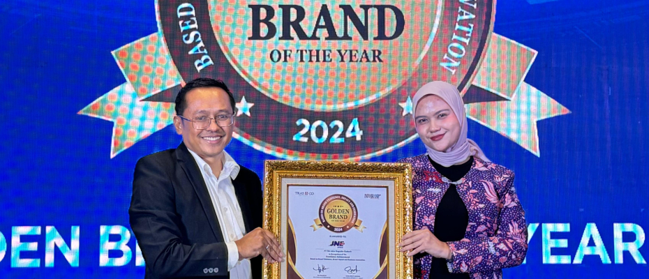 JNE Raih Penghargaan Golden Brand of The Year 2024