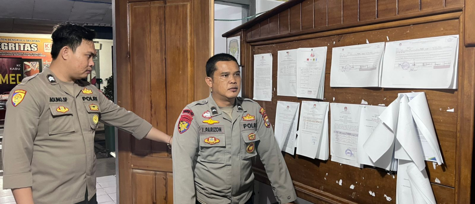 Pasca Pilkada 2024, Polres Bengkulu Selatan Siagakan Personel untuk Amankan Kantor KPU