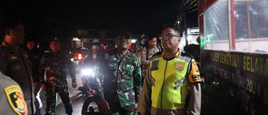 Polres Bengkulu Selatan Gelar Patroli Pengamanan Malam Tahun Baru 2025
