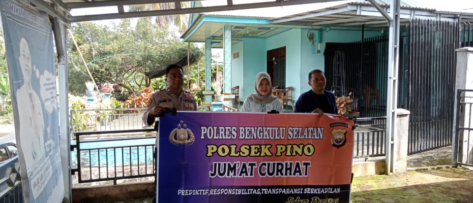 Perkuat Sinergitas Polisi dengan Masyarakat, Polsek Pino Gelar Jumat Curhat di Desa Binaan