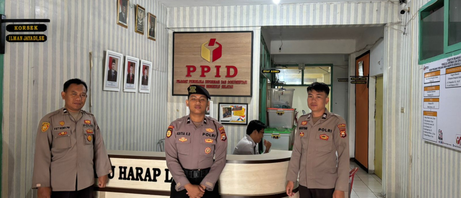 Satgas II Preventif OPS Mantap Praja Nala 2024 Laksanakan Patroli Cooling System di KPU dan Gudang Logistik KPU Bengkulu Selatan
