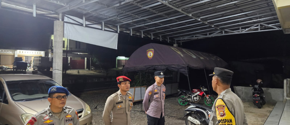 Polres Bengkulu Selatan Amankan Gudang Logistik KPU, Siagakan Personil PAM 1x24 Jam