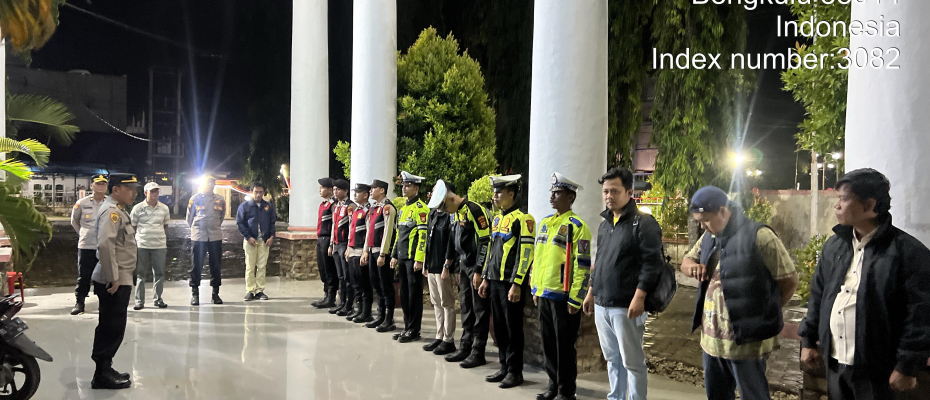 Ciptakan Kamtibmas Kondusif, Polres Bengkulu Selatan Gelar KRYD Malam Minggu