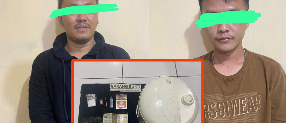 Simpan Sabu, 2 Warga Lahat Diamankan Polres Bengkulu Selatan di Kontrakan
