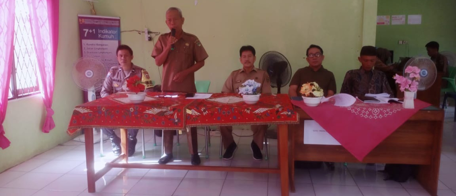 Bhabinkamtibmas Polsek Kota Manna Hadiri Musyawarah Penetapan LPPD Desa Padang Berangin