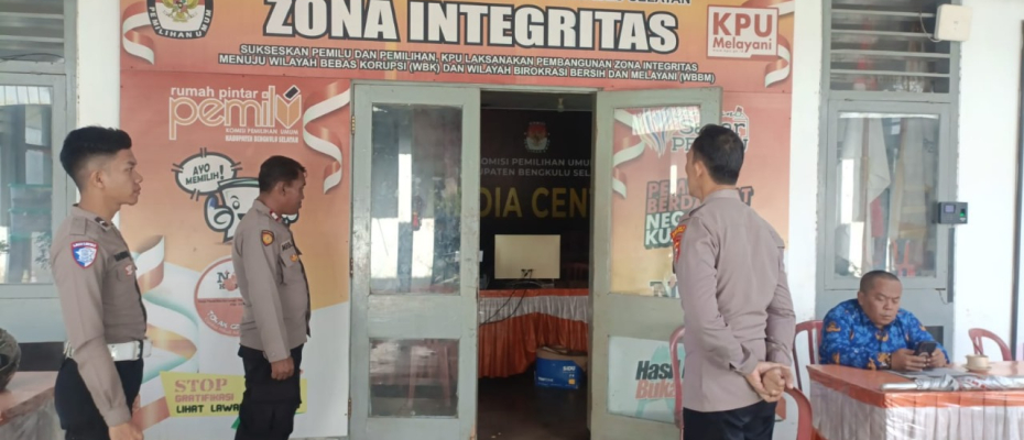 Polres Bengkulu Selatan Perketat Pengamanan Kantor KPU Pasca Pilkada 2024