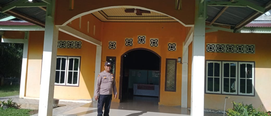 Polsek Kota Manna Berikan Pengamanan Ibadah Minggu di Enam Gereja