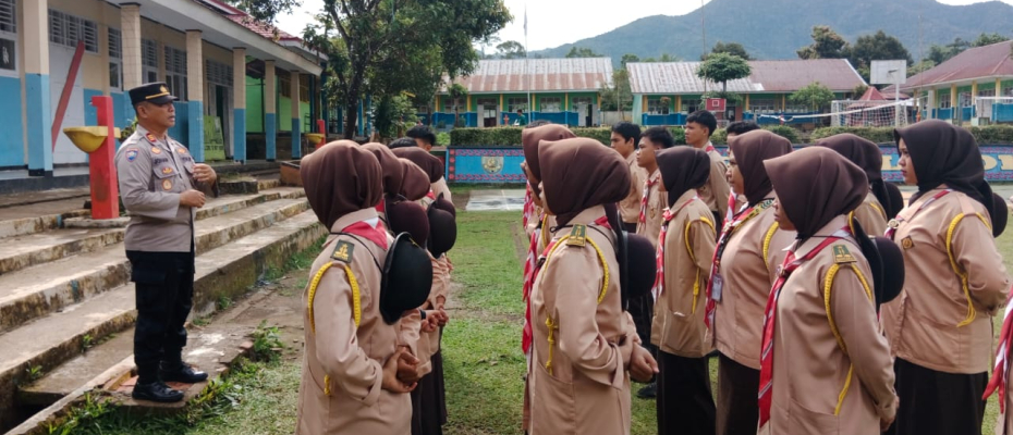 Satbinmas Polres Lebong Laksanakan Saka Bhayangkara di SMUN 05 Lebong