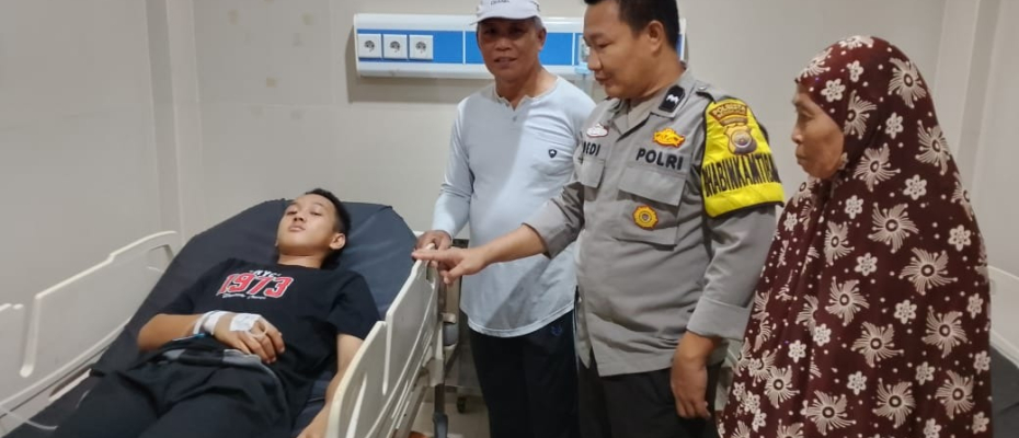 Bhabinkamtibmas Kelurahan Betungan Bantu Anak Yatim Piatu Mendapatkan Perawatan di RSUD M. Yunus