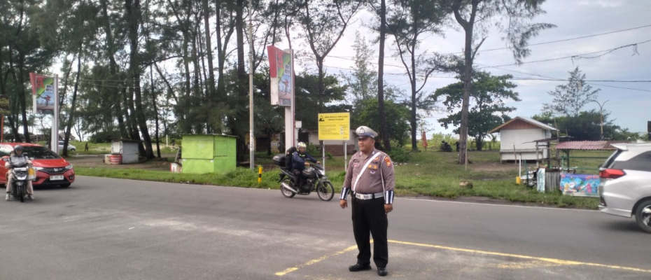Satlantas Polresta Bengkulu Gelar Patroli dan Pengamanan Lalu Lintas Antisipasi Kemacetan Libur Panjang