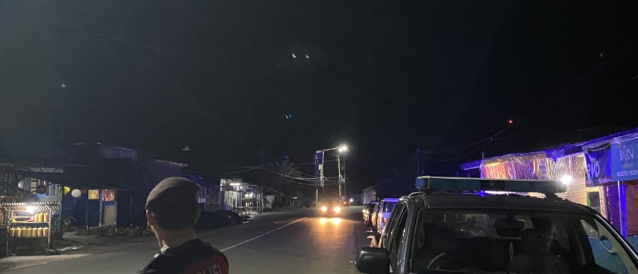 Polres Kepahiang Gelar Patroli Rutin Jaga Keamanan dan Kenyamanan Masyarakat Malam Hari