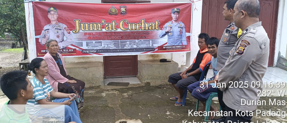 Jumat Curhat Polsek Kotapadang: Meningkatkan Keamanan Melalui Dialog Langsung dengan Warga