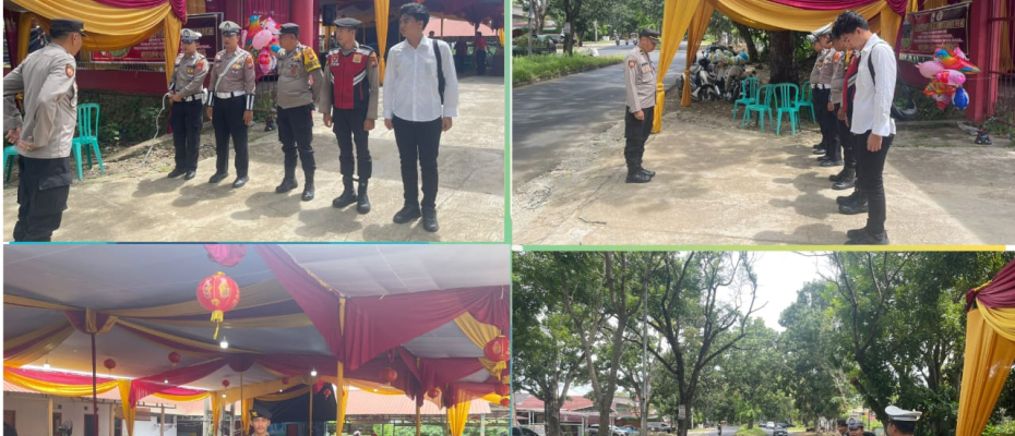 Polresta Bengkulu Laksanakan Pengamanan Ibadah Imlek di Klenteng Air Suci