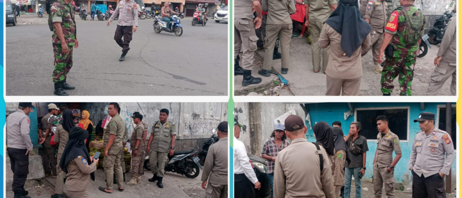Polsek Ratu Samban Lakukan Pengamanan Pasca Penertiban Pedagang Kaki Lima di Depan Mega Mall dan PTM