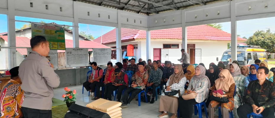 Polres Seluma Sosialisasikan Saber Pungli di Kecamatan Sukaraja