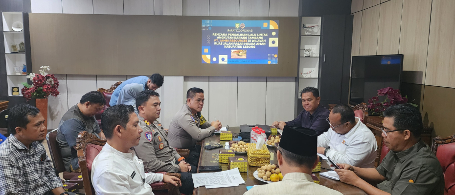 Bersama Stake Holder, Polres Lebong Gelar Rapat Rencana Pengalihan Lalu Lintas Angkutan Barang PT JR