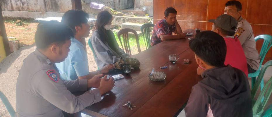 Problem Solving, Bhabinkamtibmas Polsek Lebong Utara Mediasi Perkara Selisih Paham